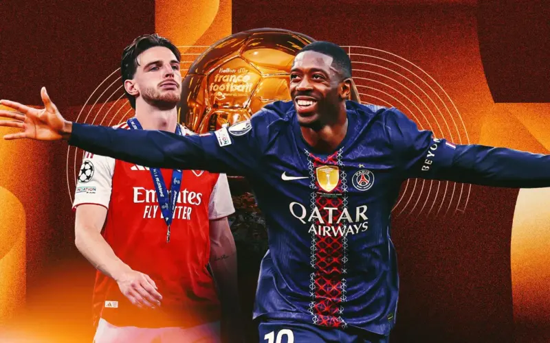 تصنيفات القوة للكرة الذهبية 2026: عثمان ديمبيلي يبرز كأكبر منافس لهاري كين – لكن آمال ديكلان رايس تتلاشى بعد الهزيمة في نهائي دوري أبطال أوروبا